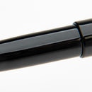 Conklin All American Raven Black Ballpoint Pen - Pen Body Design Close Up View On White Background | EndlessPens