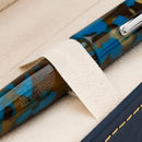 Conklin All American Southwest Turquoise Ballpoint Pen - Pen Displayed In A Cloth Case | EndlessPens
