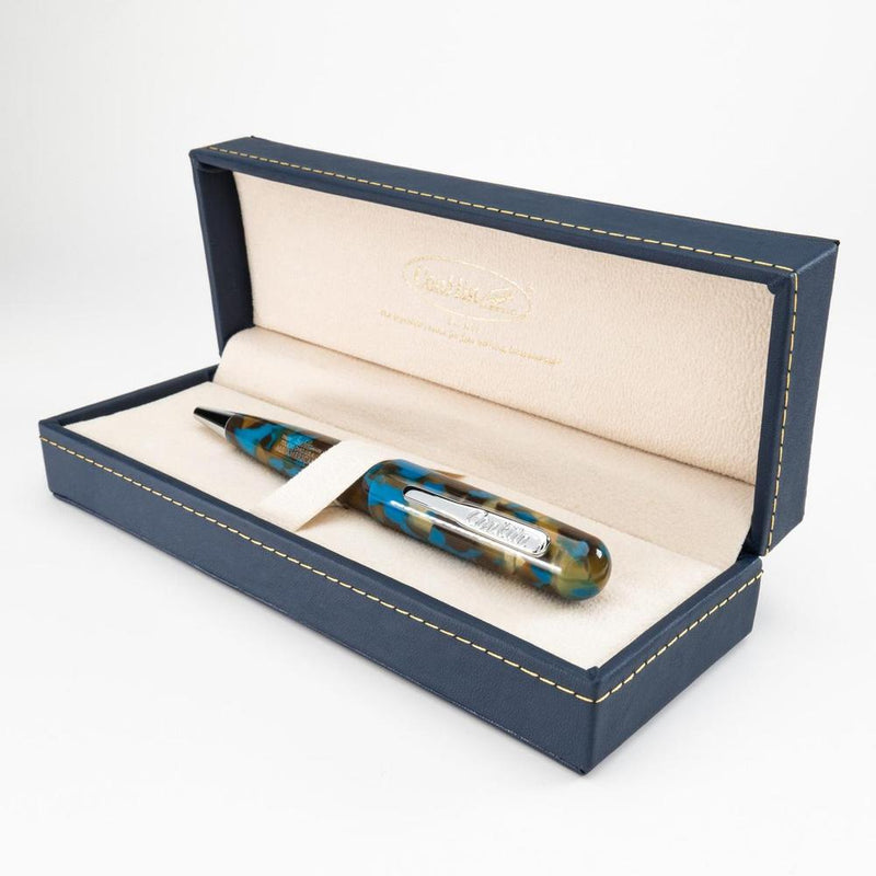 Conklin All American Southwest Turquoise Ballpoint Pen - Pen Displayed In Case | EndlessPens