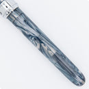 Conklin Symetrik Blue Supernova Ballpoint Pen - Pen Pointing Right on White Background | EndlessPens