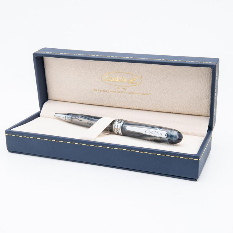 Conklin Symetrik Blue Supernova Ballpoint Pen - Pen Displayed In Case | EndlessPens