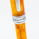 Conklin Symetrik Precious Amber Ballpoint Pen - Pen Markings Close Up | EndlessPens