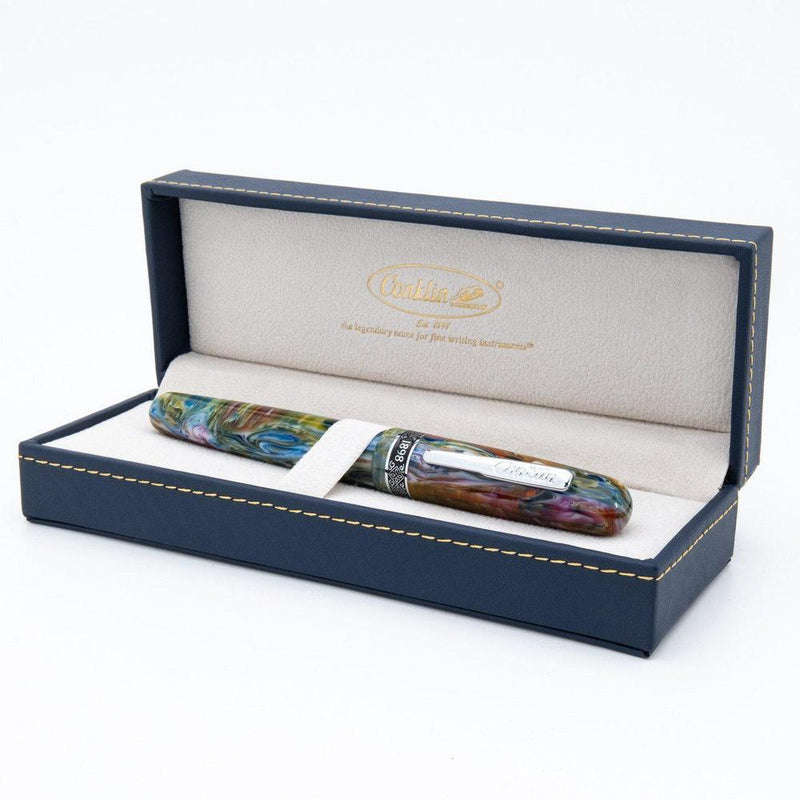 Conklin 1898 Misto Resin Green Fountain Pen (14K Gold) - Fountain Pen Displayed In Box | EndlessPens