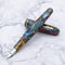 Conklin 1898 Misto Resin Green Fountain Pen (14K Gold) - Pen With Cap Cover Removed | EndlessPens