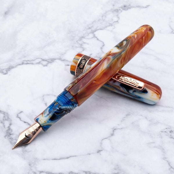 Conklin 1898 Misto Resin Orange Fountain Pen | EndlessPens