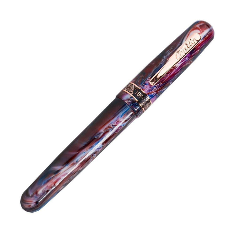 Conklin 1898 Misto Resin Purple Fountain Pen (14K Gold) - Fountain Pen with Cap Cover | EndlessPens