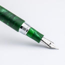 Conklin 1898 Spectra Fusion Green Fountain Pen - Pen Nib Exposed | EndlessPens