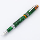 Conklin 1898 Spectra Fusion Green Fountain Pen - Pen with Nib Exposed | EndlessPens