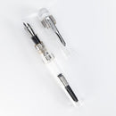Conklin All American Demo Clear Fountain Pen - Pen and Cap Cover | EndlessPens