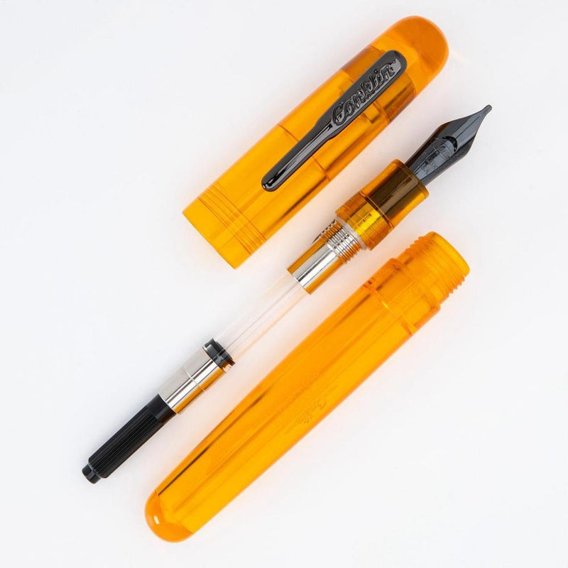 Conklin All American Demo Orange Fountain Pen - Pen Disassembled | EndlessPens