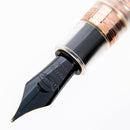 Conklin All American Demo Rosegold Fountain Pen - Pen Nib Close Up | EndlessPens