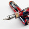 Conklin All American Old Glory Fountain Pen - Pen Nib Close Up On White Background | EndlessPens