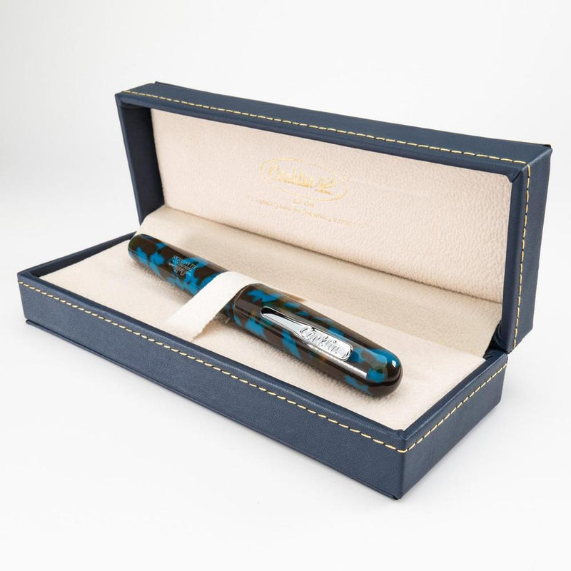 Conklin All American Southwest Turquoise Fountain Pen - Pen Displayed In Case | EndlessPens