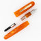 Conklin All American Sunburst Orange Fountain Pen - Pen Disassembled On White Background | EndlessPens