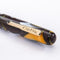 Conklin All American Yellowstone Fountain Pen - Pen Cap Cover Markings Close Up On White Background | EndlessPens