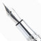Conklin Endura Deco Crest Black Fountain Pen - Pen Nib Close Up View | EndlessPens