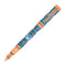 Conklin Endura Deco Crest Demo Blue / Rosegold Fountain Pen - Pen on White Background | EndlessPens