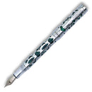 Conklin Endura Deco Crest Green Fountain Pen - Pen with Nib Exposed | EndlessPens