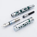 Conklin Endura Deco Crest Green Fountain Pen - Pen DIsassembled | EndlessPens