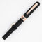 Conklin Fountain Pen - Mark Twain Crescent - Black Chase w/ Rosegold