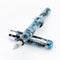 Conklin Fountain Pen - Mark Twain Crescent - Blue Array w/ Chrome