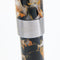 Conklin Mark Twain Crescent Orange Medley with Gunmetal Fountain Pen - Pen Markings Close Up | EndlessPens