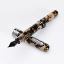 Conklin Mark Twain Crescent Orange Medley with Gunmetal Fountain Pen - Pen and Cap Cover | EndlessPens