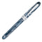 Conklin Symetrik Blue Supernova Fountain Pen - Pen with Cap Cover On White Background | EndlessPens