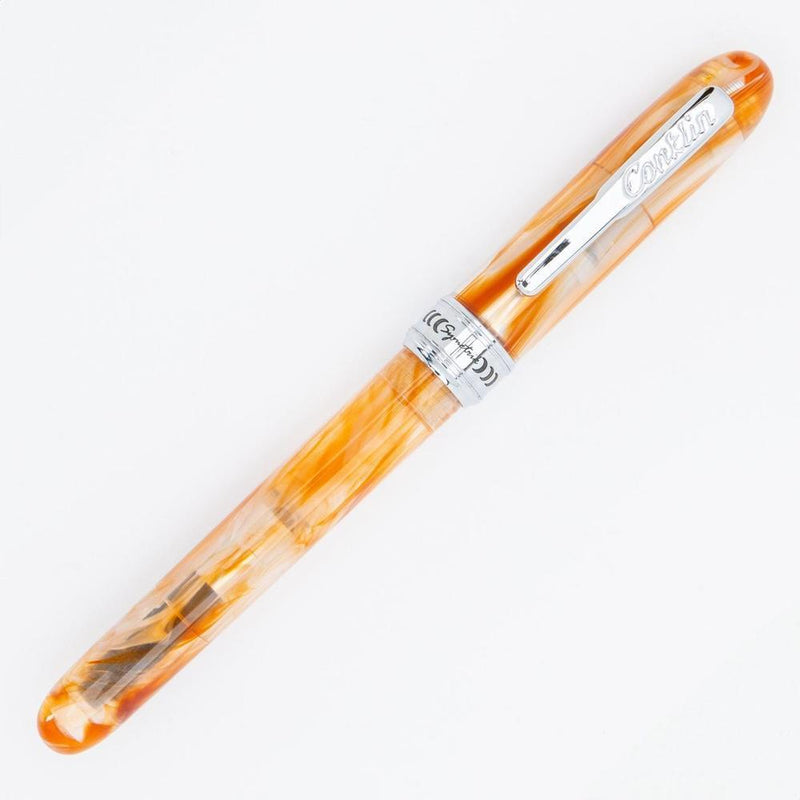 Conklin Symetrik Caramel Sundae Fountain Pen - Pen On White Background | EndlessPens
