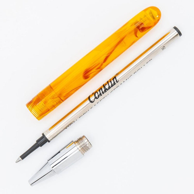 Conklin Symetrik Precious Amber Rollerball Pen - Pen Disassembled | EndlessPens