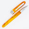 Conklin Symetrik Precious Amber Rollerball Pen - Pen and Cap Cover On White Background | EndlessPens