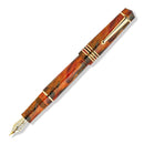 Delta DV Glow Up Mid Size Oro Fountain Pens - Pen with Nib Exposed | EndlessPens