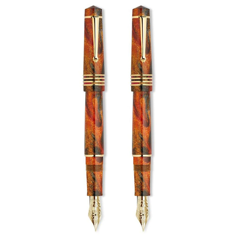 Delta DV Glow Up Oversize Oro Fountain Pen | EndlessPens