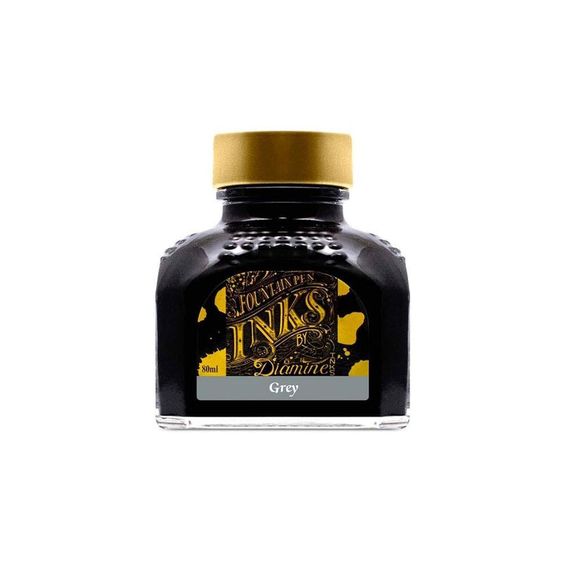 Diamine Ink Bottle (30ml / 80ml) - Black & Grey