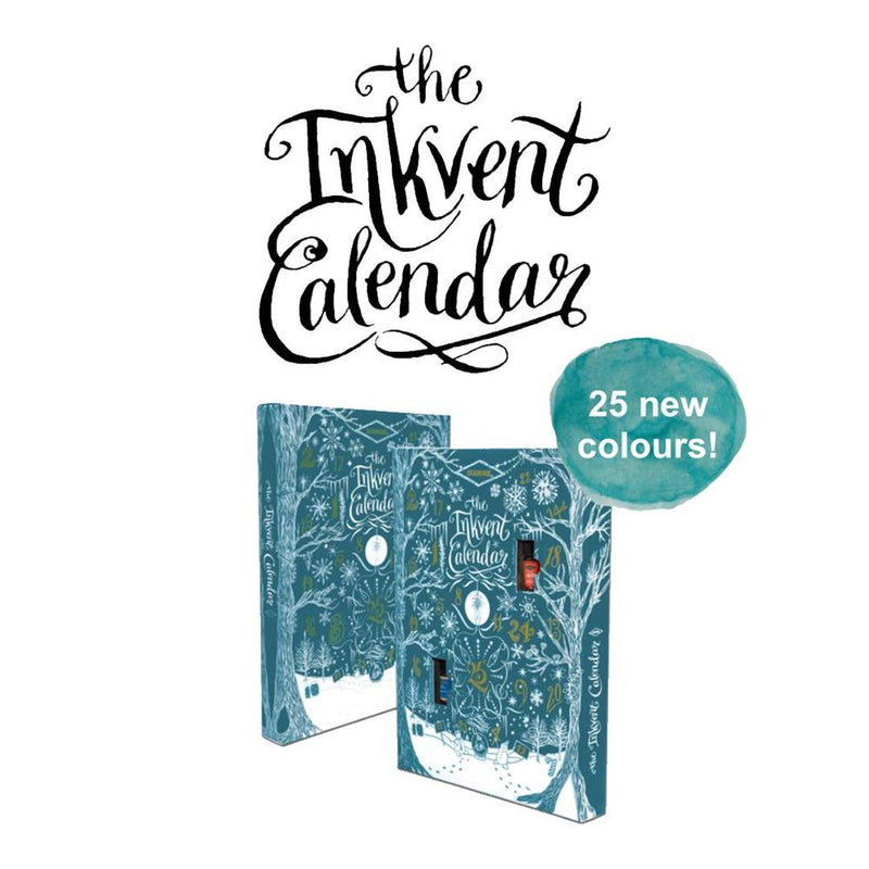 Diamine Ink Set - The Inkvent Calendar Teal Edition - Special Edition (2025)