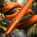 Diplomat Fountain Pen - Viper - Orange