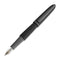 Diplomat Aero Black Fountain Pen - Pen Leaning Left | EndlessPens