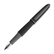 Diplomat Aero Black Fountain Pen - Pen with Nib Exposed | EndlessPens