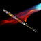 Diplomat Aero Flame Fountain Pen - Pen Leaning Right | EndlessPens