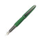 Diplomat Aero Green Fountain Pen - Pen Leaning Left | EndlessPens