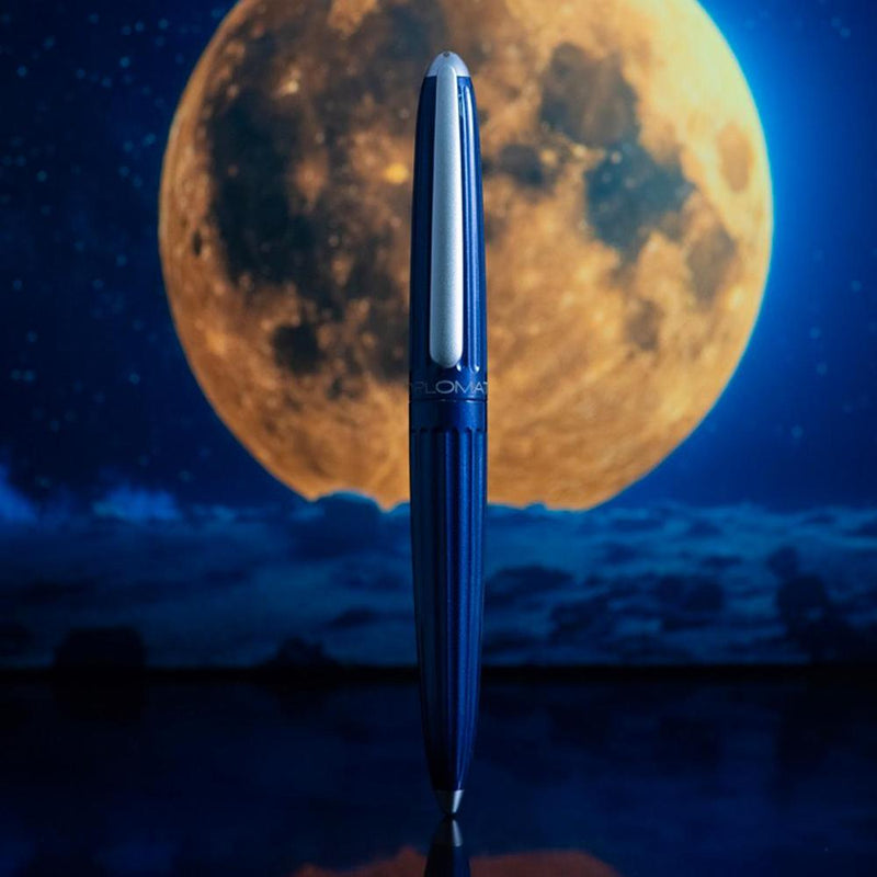 Diplomat Fountain Pen - Aero Midnight Blue