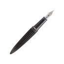 Diplomat Fountain Pen - Aero Stripes Oxyd Brass