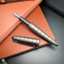 Diplomat Fountain Pen - Elox Ring Grey Orange