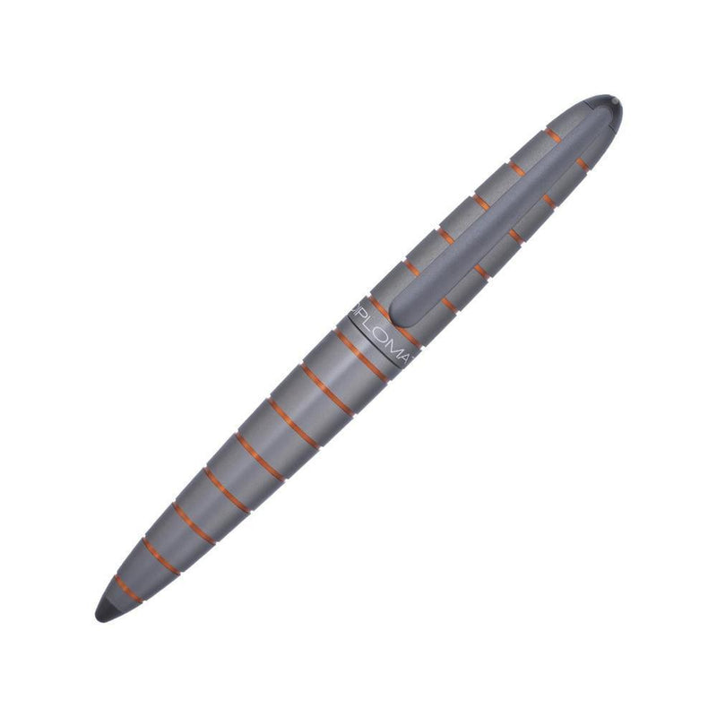Diplomat Fountain Pen - Elox Ring Grey Orange