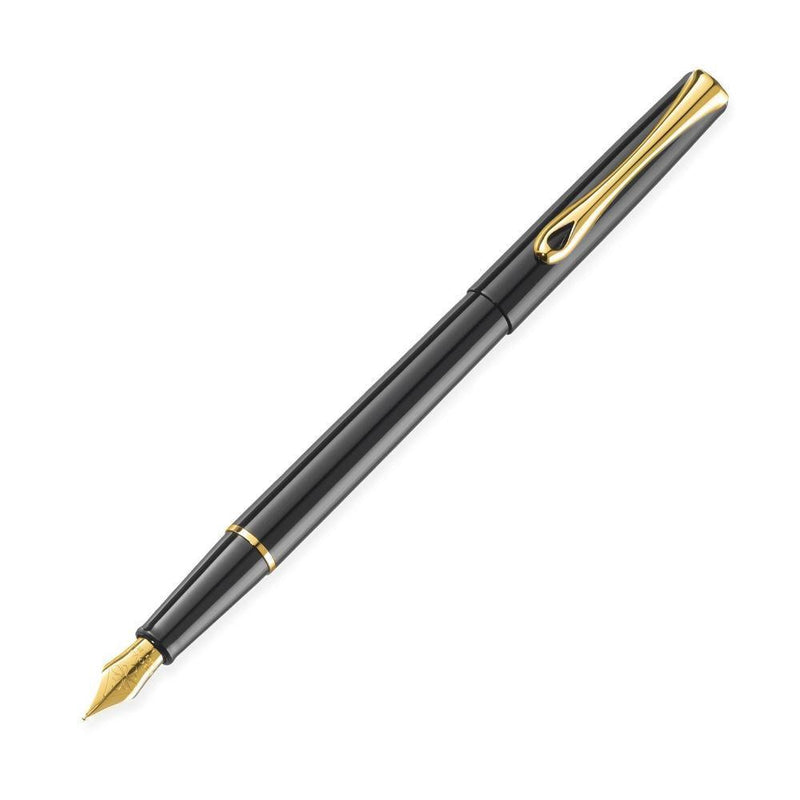 Diplomat Fountain Pen - Traveller Black Lacquer