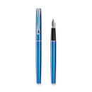 Diplomat Fountain Pen - Traveller Funky Blue