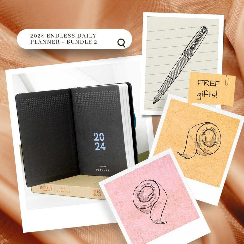 Endless Daily Planner - Bundle 2 - Free Gifts