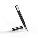 Endless Stationery Captiva Fountain Pen - Infinite Space Angled To The Left With Cap Cover Detached | EndlessPens