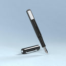 Endless Stationery Captiva Fountain Pen - Infinite Space Leaning To The Left With Cap Detached | EndlessPens