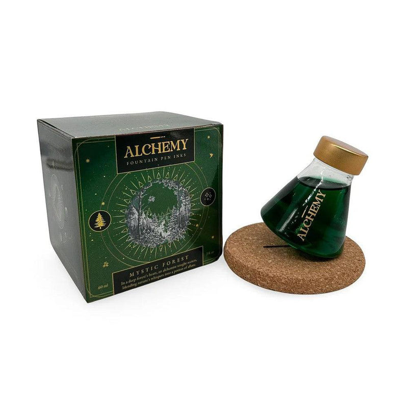 Endless Stationery Alchemy Ink Bottle (45ml) - Mystic Forest Box and Bottle | EndlessPens